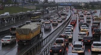 İstanbul'da trafik kilit