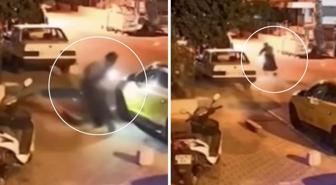 Patenle kaya kaya kurşun yağdırdı! O anlar kamerada