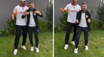 Galatasaraylı taraftarlardan yıldız futbolcuya iki dilde mesaj