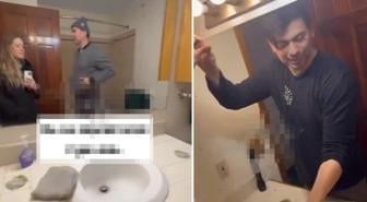 Banyo camının arkasına baktıklarında dehşete düştüler