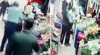 Küçükçekmece'de markete köpeğiyle giren kadına yumruklu saldırı
