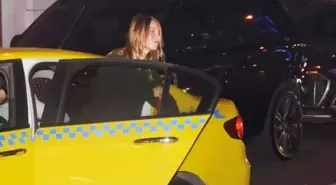 Tuba Ünsal taksiye bindi, mesafe krizi çıktı