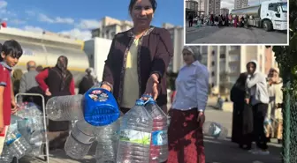 Ankara'da su kesintisi nedeniyle tankerlerle su dağıtımı yapılıyor
