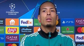 Virgil Van Dijk, maç sonunda sinirden konuşamadı