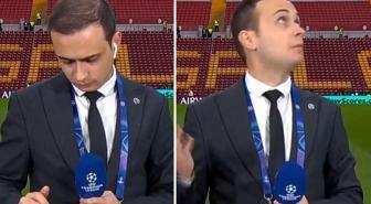 Sakin sakin yayına hazırlanan muhabir duyduğu sesle neye uğradığını şaşırdı