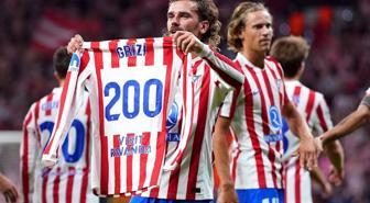 Atletico Madrid, Real Madrid'den sonra Frankfurt'u da beşledi