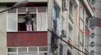 Deprem sonrası büyük panik! Cama çıkarak dakikalarca çığlık attı