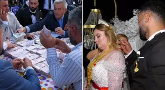 2 gün 2 gece süren aşiret düğününde takı töreninde servet bıraktılar
