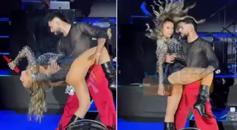 Hadise sahnede sınırları zorladı