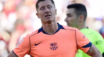 Lewandowski penaltı kaçırdı, Barcelona 4 golle darmadağın oldu