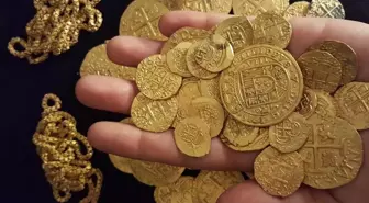 Batan geminin enkazından 1 milyon dolarlık hazine çıkarıldı! Para dalgıçlara verilecek