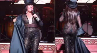 Hadise'yi eleştiren Nükhet Duru, bu kez kendi sahne kıyafetiyle gündemde
