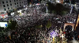 Batman'da İsrail'in Gazze saldırıları protesto edildi! Binlerce kişi katıldı