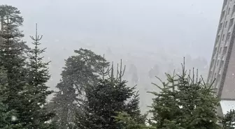 İstanbul'un yanı başına kar yağdı