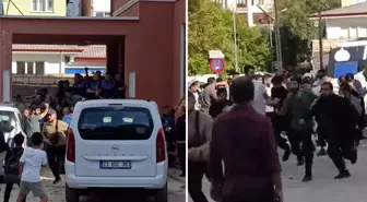 Zabıta amirliği önünde tekmeli yumruklu kavga