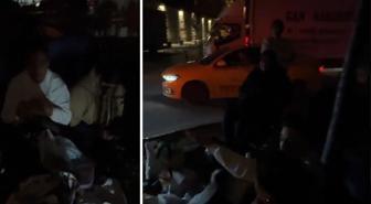 Ne soğuk havaya ne de yağmura aldırdılar, hediye çanta için günler öncesinden kamp kurdular