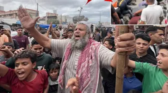 Ateşkes haberini alan Filistinliler şükür secdesi yaptı