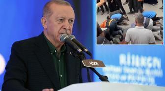 Ateşkes sonrası Gazze'den gelen görüntüler Cumhurbaşkanı Erdoğan'ı mest etti