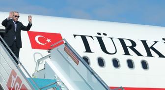 Erdoğan Mısır'da! Uçak önce pisti pas geçti sonra havalimanına iniş yaptı