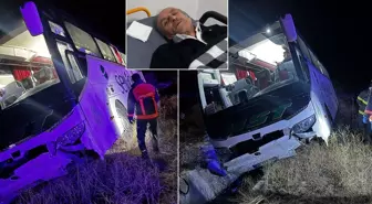 Şoför yediği yemekten zehirlendi, otobüs kaza yaptı