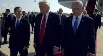 Trump İsrail'de! Netanyahu bizzat karşıladı, işte ilk sözleri