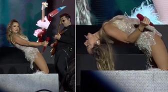 Hadise Samsun konserinde enerjisiyle göz doldurdu