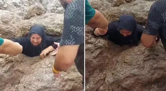 Her yıl binlerce kişi geliyor: Alevi vatandaşların geçmek için sıraya girdiği delik