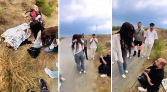 Böyle evlilik teklifi mi olur? Kendine ölü süsü verdi, sevgilisi çılgına döndü