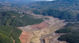 Bursa'daki felaket havadan görüntülendi! Barajlarda bir damla su yok