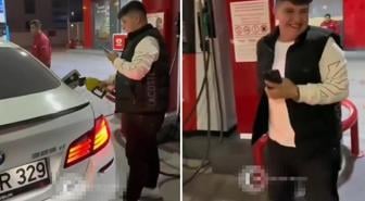 Çok zengin olduğunu böyle kanıtladı, aracı mazotla yıkadı