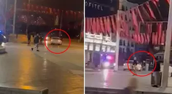 Alkollü avukat, polis memuruna çarpıp kaçtı: O anlar kamerada