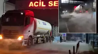 Filmleri aratmayan görüntüler! Sızan oksijen paniğe neden oldu
