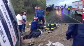 Tur otobüsü şarampole yuvarlandı! Bilanço ağır