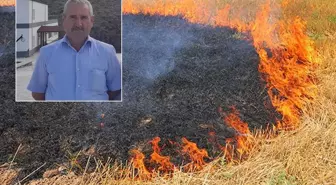 Bahçedeki otları yaktı, alevlerin arasında hayatını kaybetti