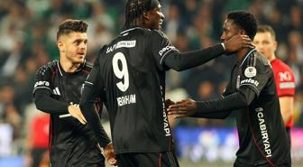 Beşiktaş zorlu Konyaspor deplasmanında 2 golle zafere ulaştı