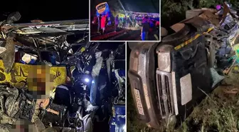 Katliam gibi trafik kazası! En az 63 kişi hayatını kaybetti, onlarca yaralı var