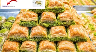 1 dilim baklavanın fiyatı, pes dedirtti