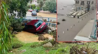 Felaketi en iyi anlatan görüntü! Denizle kara birleşti