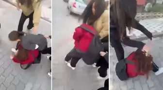 En büyüğü 13 yaşında! Bir grup kız çocuğu, başka bir kız çocuğunu böyle darp etti