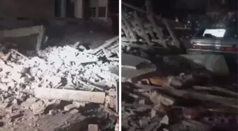 Balıkesir'den korkutan görüntüler! Yıkılan bina var