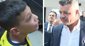 Fener taraftarının sesi olan minik! Sadettin Saran sitemine kayıtsız kalamadı