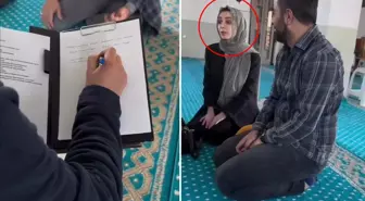 Gelin, imam nikahı sırasında hocanın sorusuna kızdı: Yaz artık
