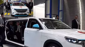 İlk kez görücüye çıktı! Cumhurbaşkanı Erdoğan Altay Tankı törenine limuzin Togg'la geldi
