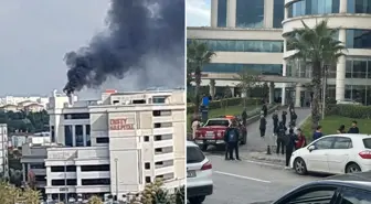 İstanbul'da hastanede korkutan yangın! Dumanlar gökyüzüne yükseldi