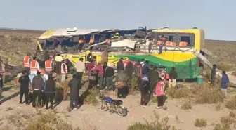 Bolivya'da otobüs kazası: 16 ölü, 36 yaralı