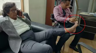 Ülke ayakta! Solcu vekil yardımcısına ayak tırnaklarını kestirdi