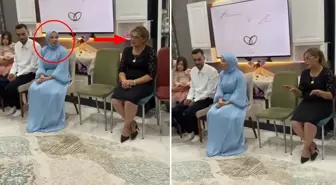 En mutlu gününde kızını yerin dibine soktu! Yüz ifadesine dikkat