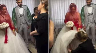 Gelinin annesinden damada soğuk duş! Kızının eteğini kaldırıp...