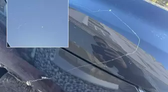 Görüntü Türkiye'den! Gökyüzünden örümcek ağı yağdı