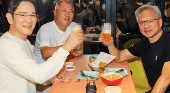 Samsung, Hyundai ve Nvidia'nın CEO'ları aynı masada